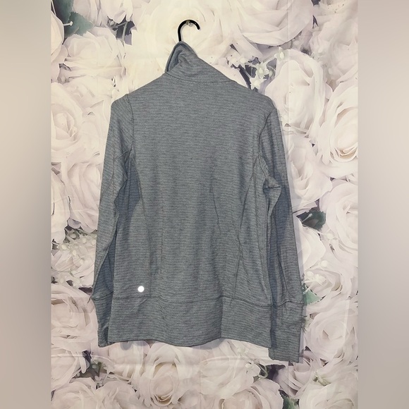 LULULEMON Women's Jacket In Stride Full Zip Athletic Pockets Sz 10 Multi Striped - Picture 4 of 7